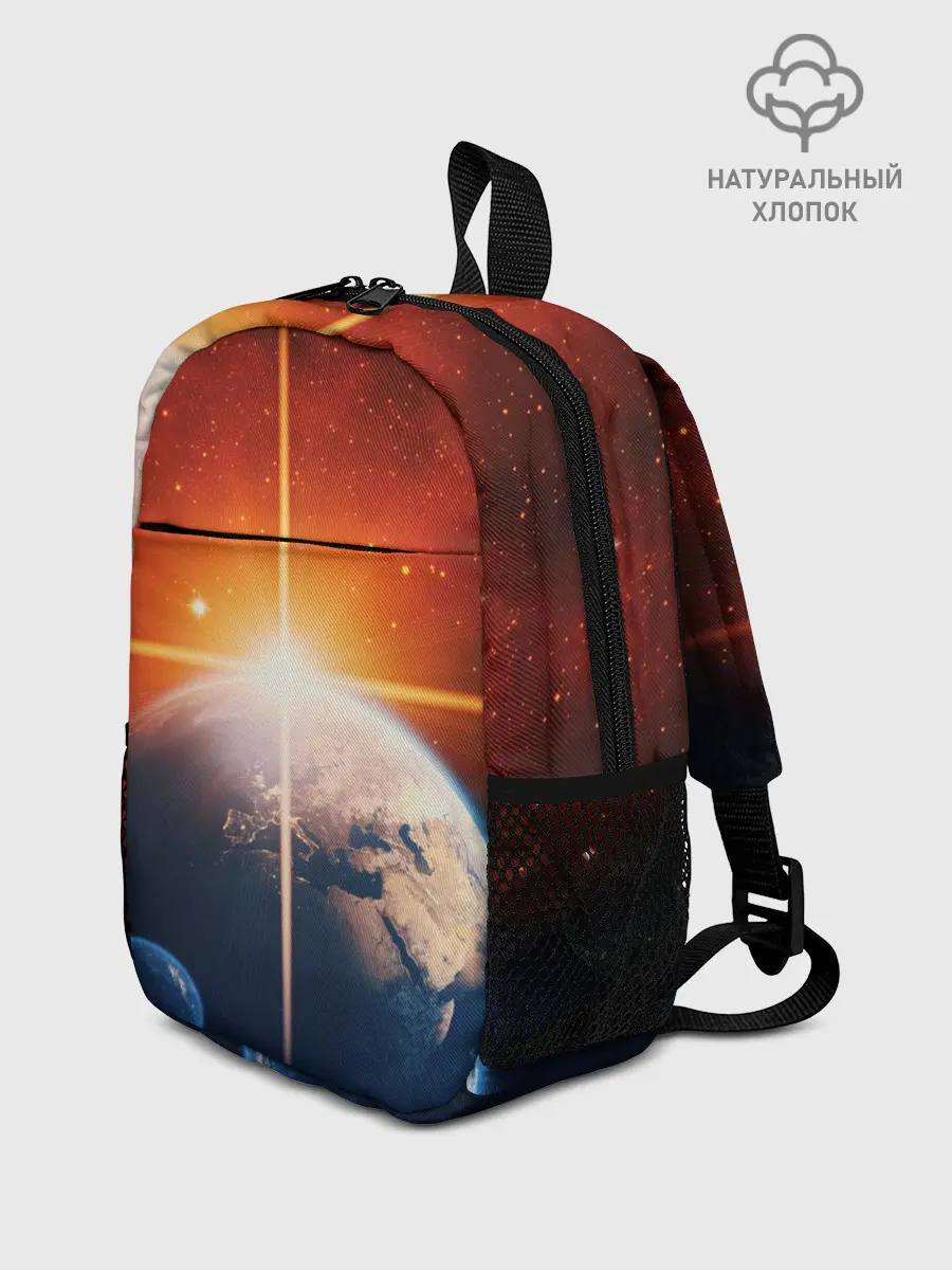 Рюкзак детский / Космос земля 3D