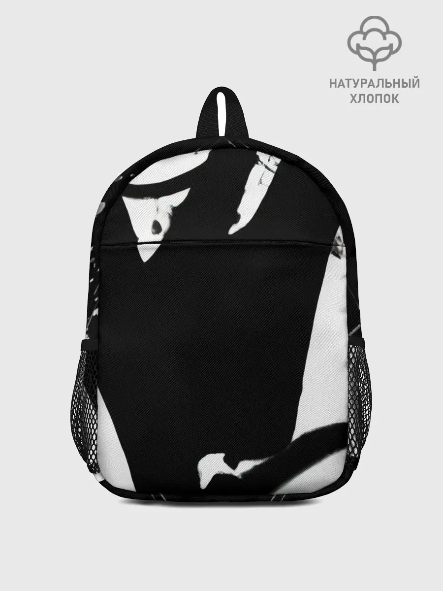 Рюкзак детский / Надпись на спине, каллиграфия