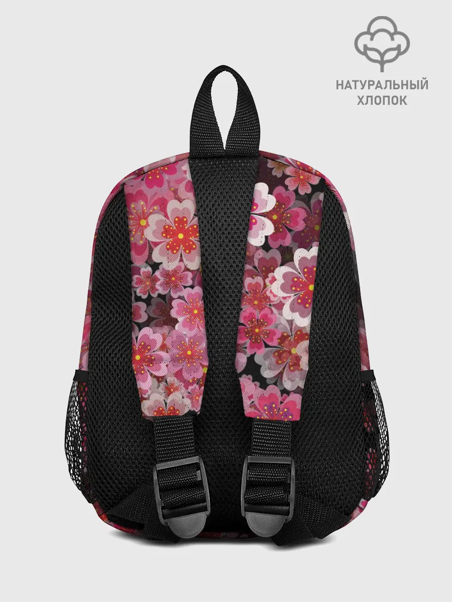 Рюкзак детский / Иероглифы и Сакура 3D