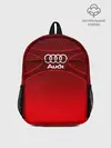 Рюкзак детский / AUDI красная сетка