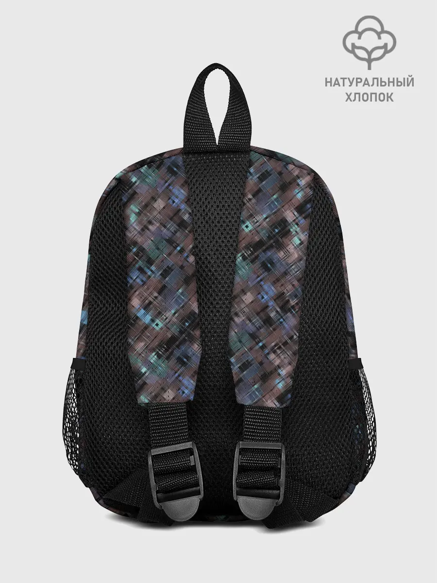 Рюкзак детский / Коричневый абстрактный узор