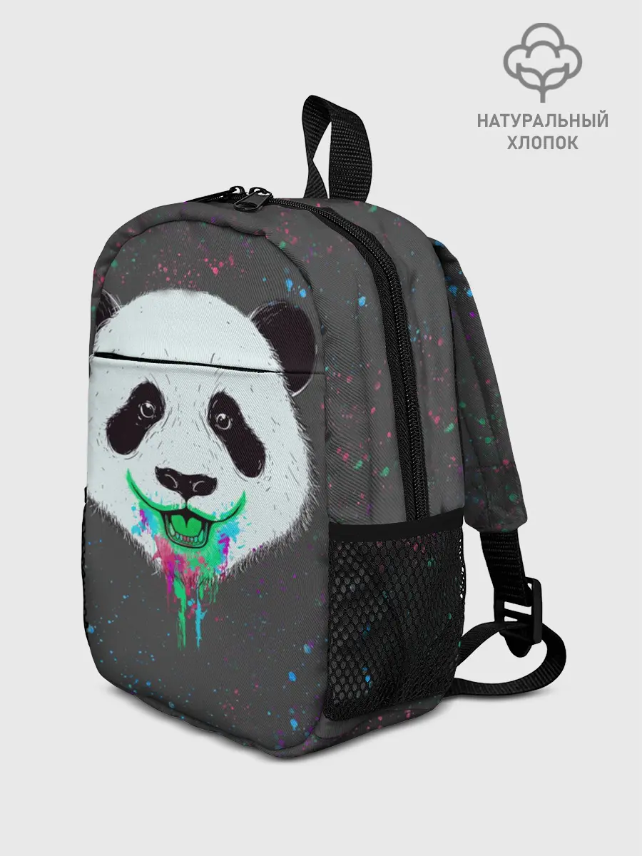 Рюкзак детский / Панда Краски Брызги