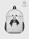 Рюкзак детский / Панда Любовь Сердце Брызги