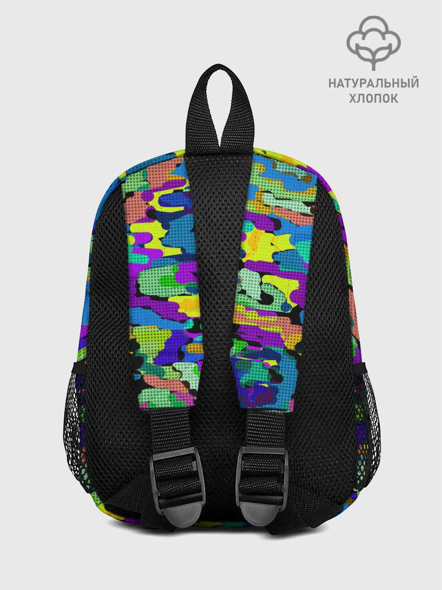 Рюкзак детский / Камуфляж в ярких тонах