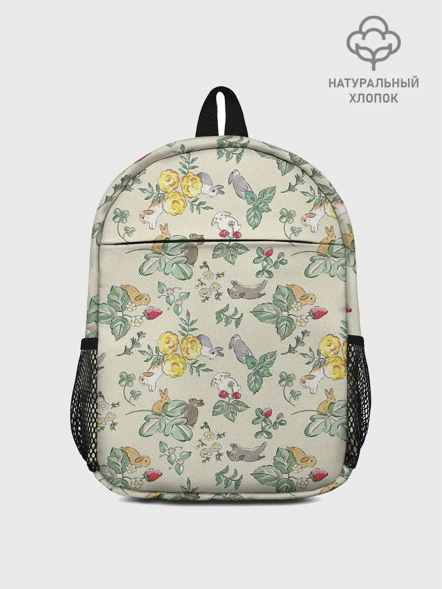 Рюкзак детский / Зайчики с Цветочками