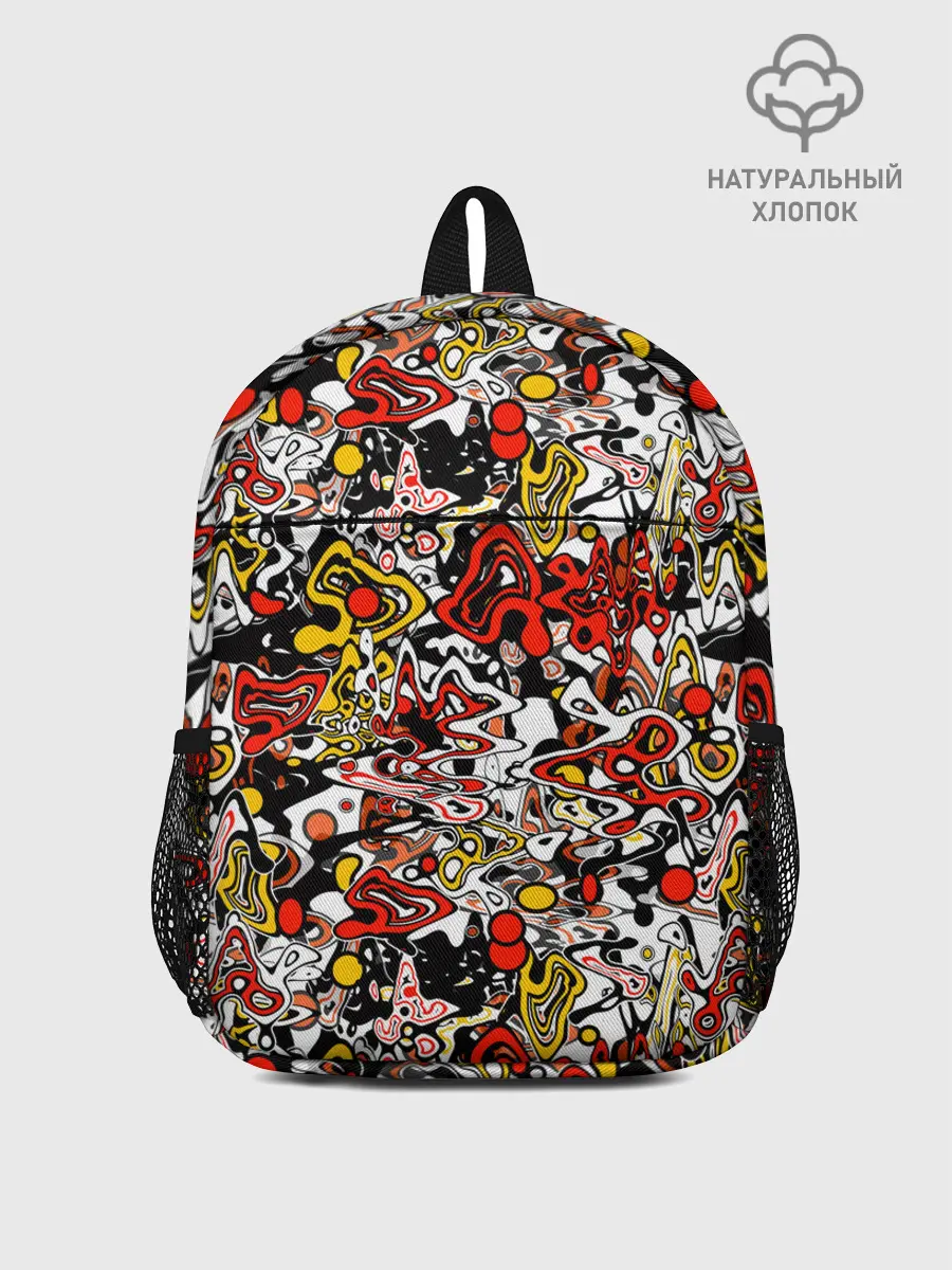 Рюкзак детский / Абстрактный разноцветный узор