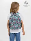 Рюкзак детский / Розово-голубой тропический