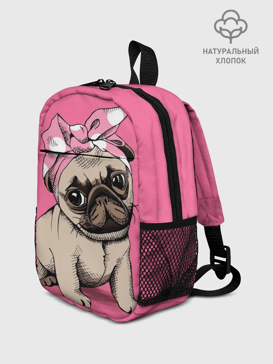 Рюкзак детский / Мопс | собака