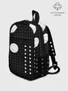 Рюкзак детский / Черно-белые фигуры 3D
