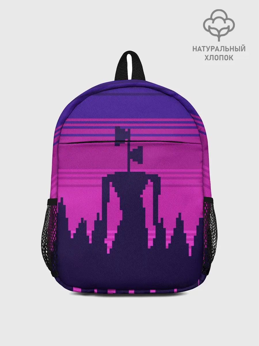Рюкзак детский / Сиреноголовый Пиксельный Город