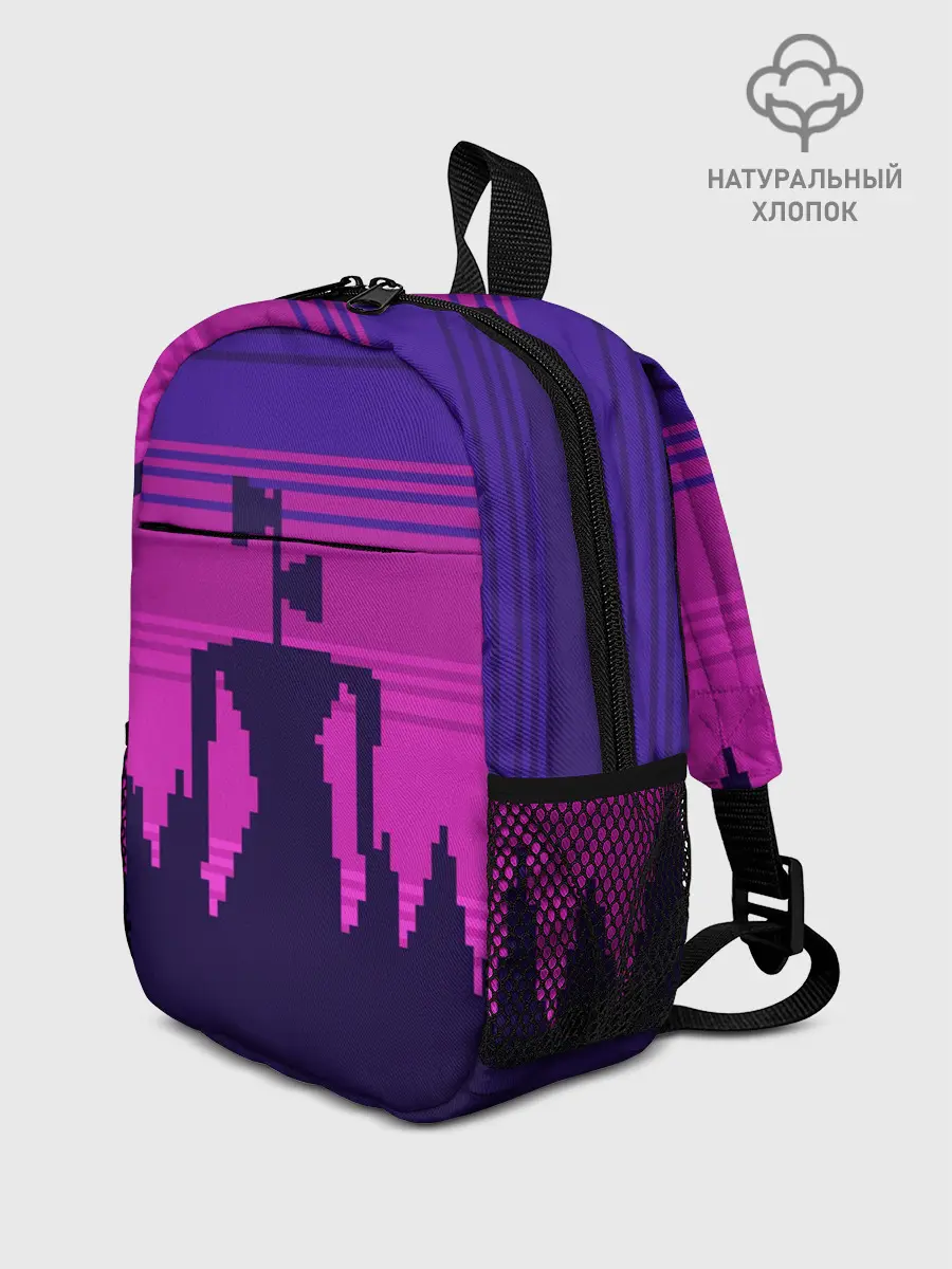 Рюкзак детский / Сиреноголовый Пиксельный Город