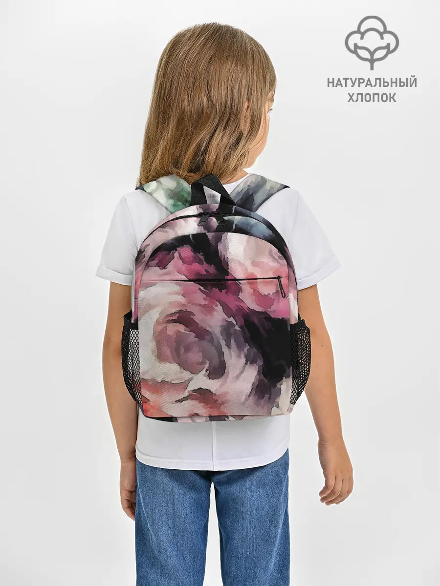 Рюкзак детский / Абстрактные розы