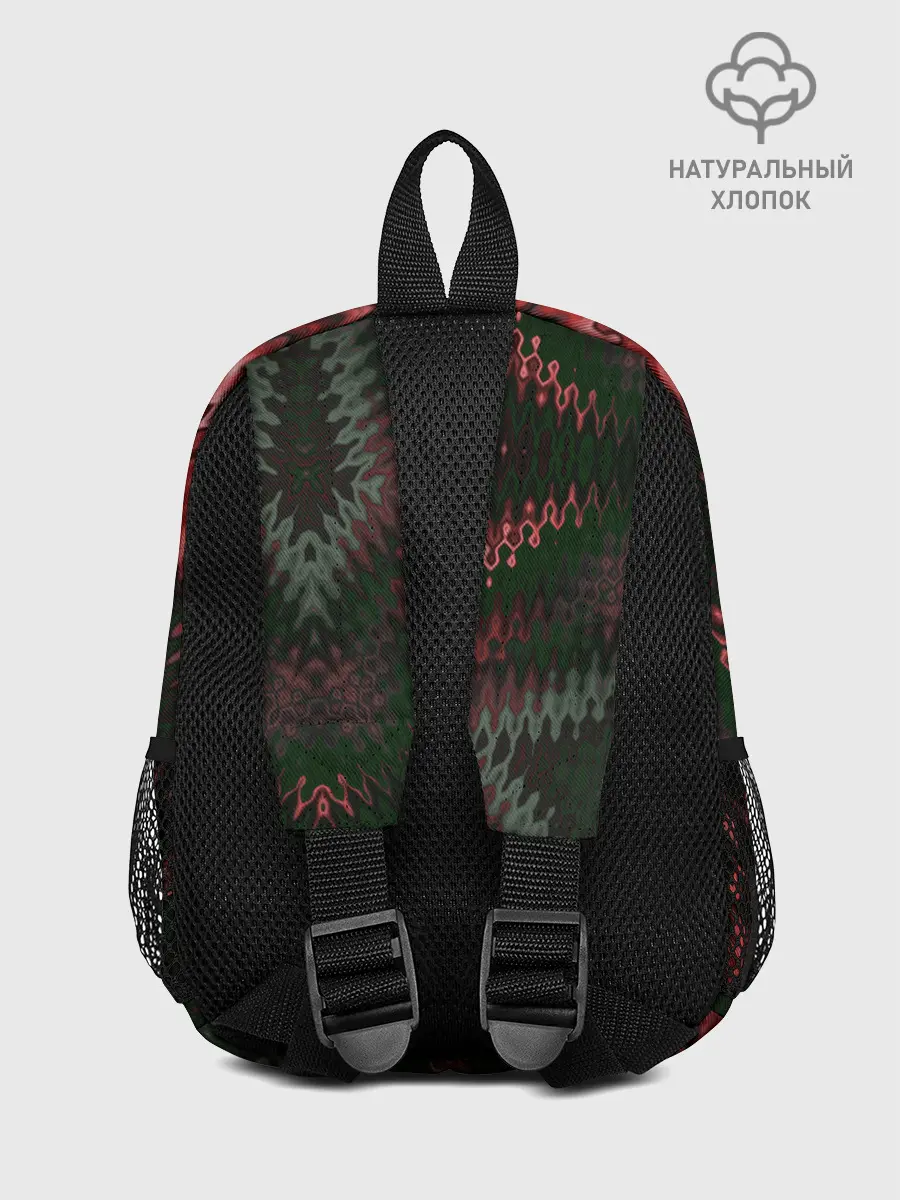 Рюкзак детский / Серо-коричневый узор