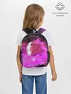 Рюкзак детский / Аниме Девушка | Розовый Космос