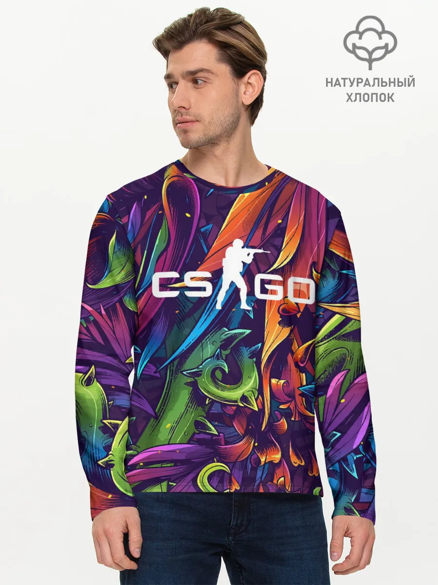 Мужской лонгслив базовый / CS GO