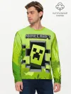 Мужской лонгслив базовый / Minecraft