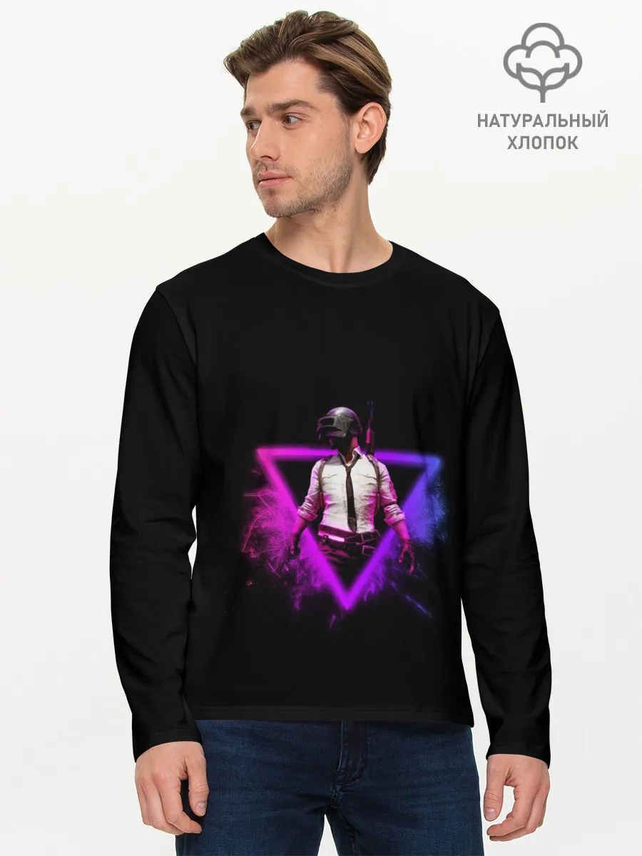 Мужской лонгслив базовый / Pubg
