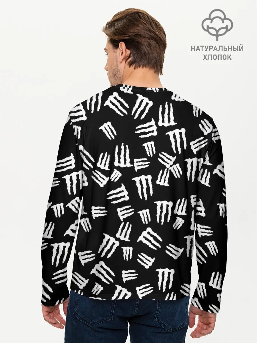 Мужской лонгслив базовый / MONSTER ENERGY