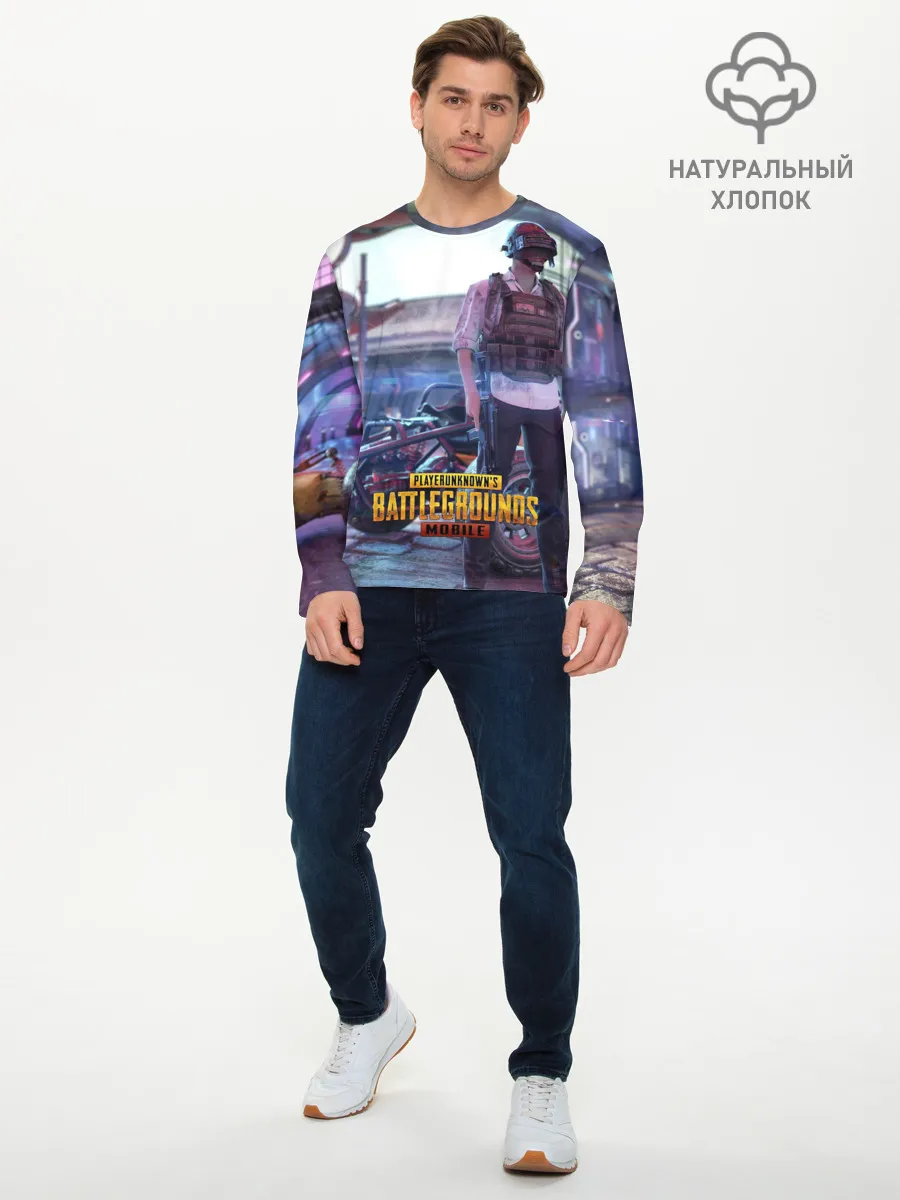 Мужской лонгслив базовый / Pubg
