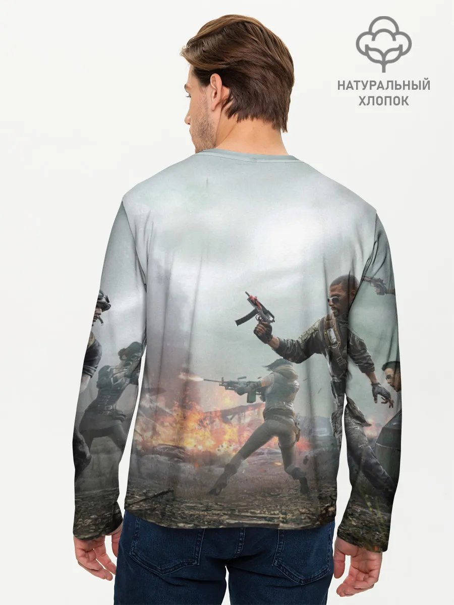 Мужской лонгслив базовый / Pubg