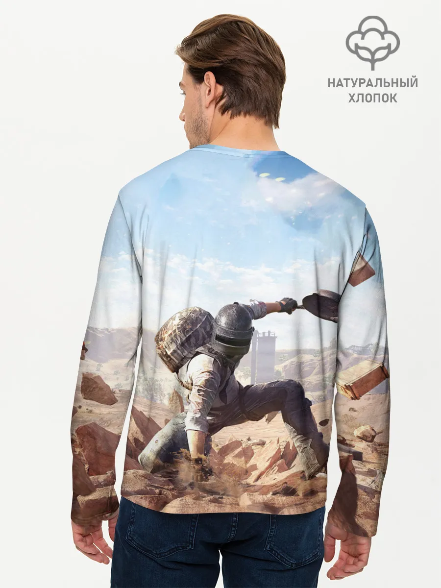 Мужской лонгслив базовый / PUBG
