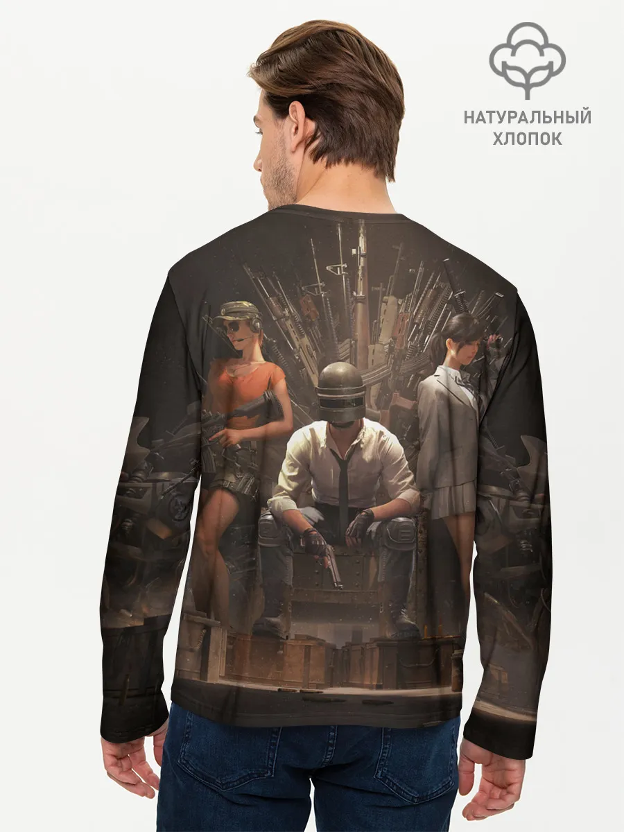 Мужской лонгслив базовый / Pubg