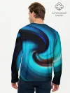 Мужской лонгслив базовый / BLUE HOLE | SPACE