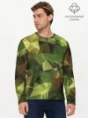 Мужской лонгслив базовый / МИЛИТАРИ