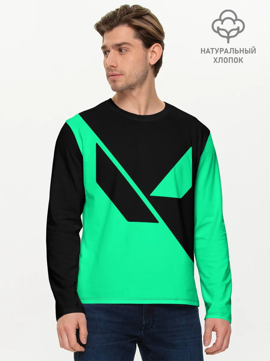 Мужской лонгслив базовый / VALORANT