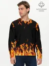 Мужской лонгслив базовый / FIRE | ОГОНЬ