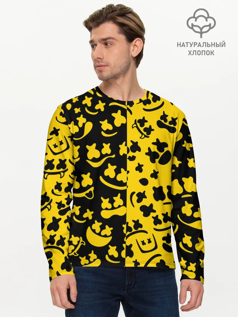 Мужской лонгслив базовый / FORTNITE x MARSHMELLO