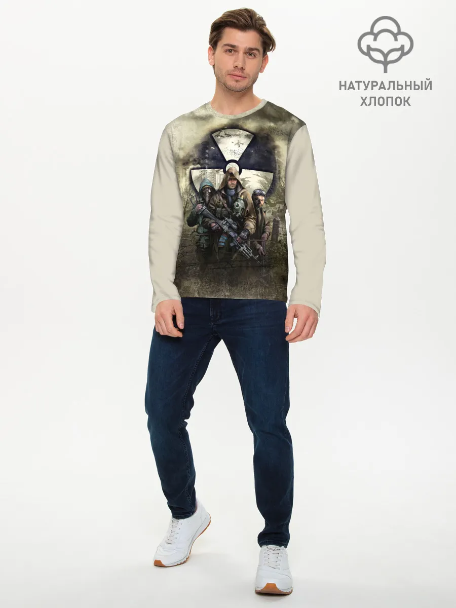Мужской лонгслив базовый / ЧИСТОЕ НЕБО