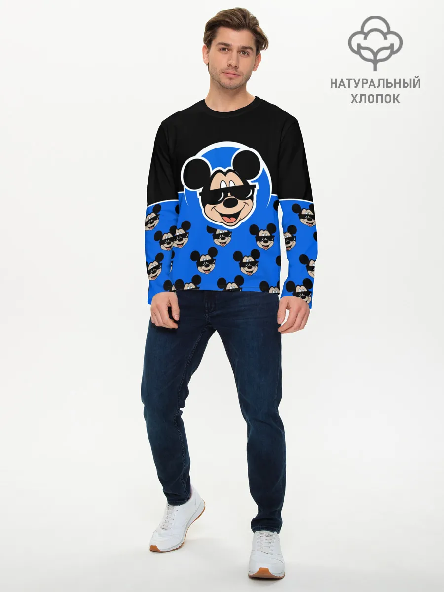 Мужской лонгслив базовый / Disney.Микки Маус