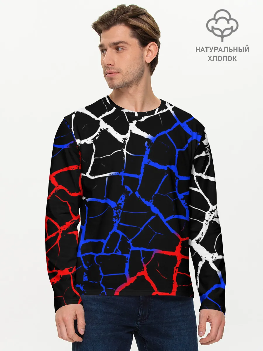 Мужской лонгслив базовый / Россия.