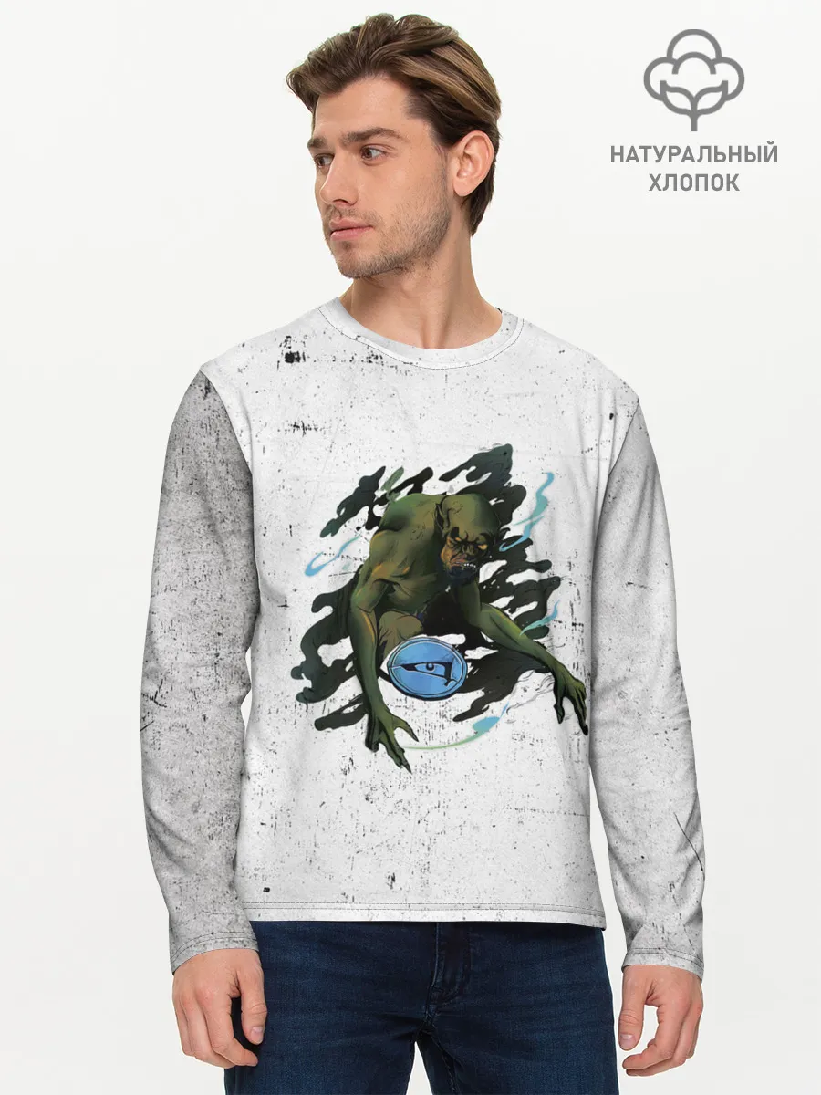 Мужской лонгслив базовый / Гнев смертных грехов