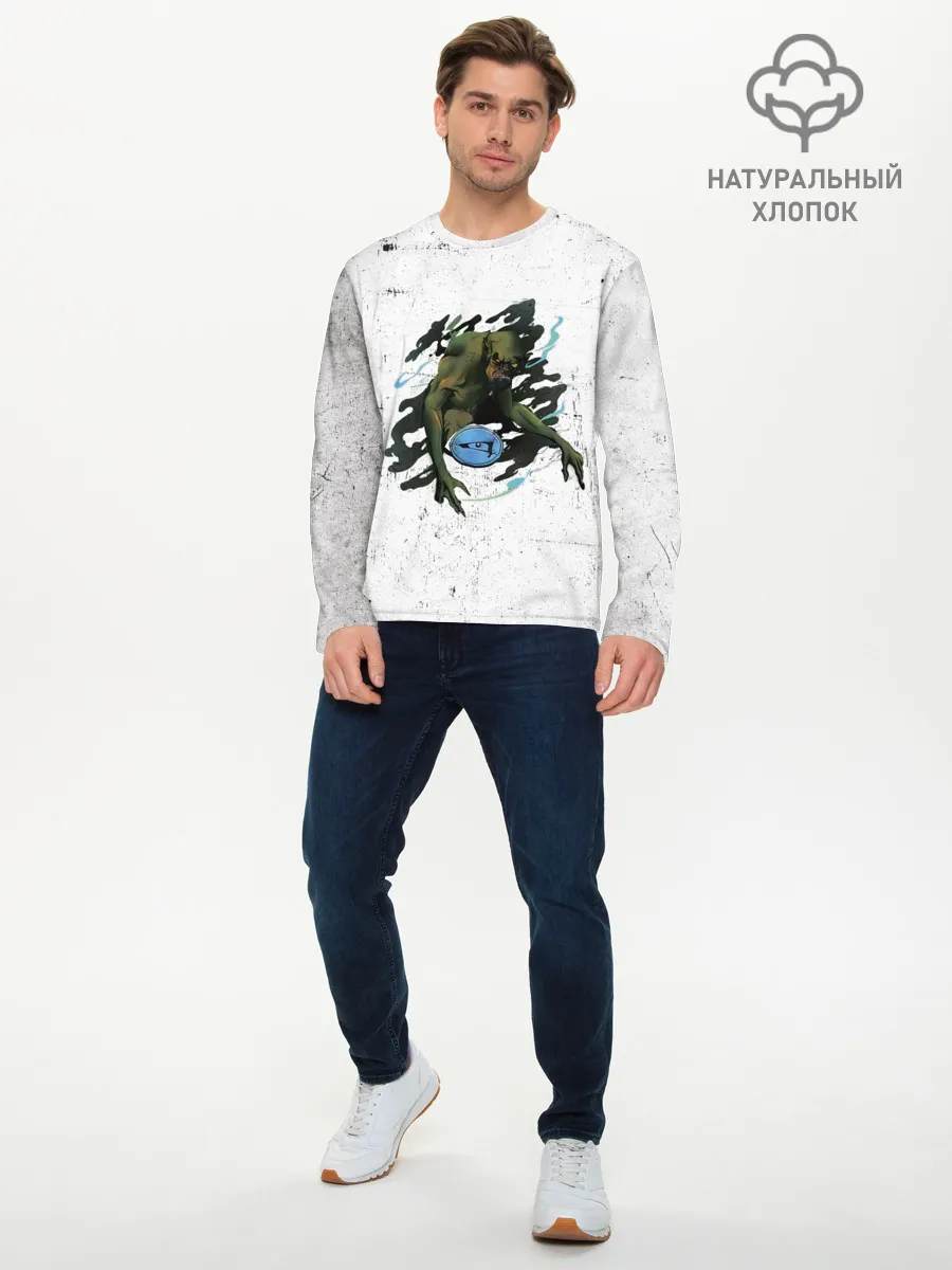 Мужской лонгслив базовый / Гнев смертных грехов