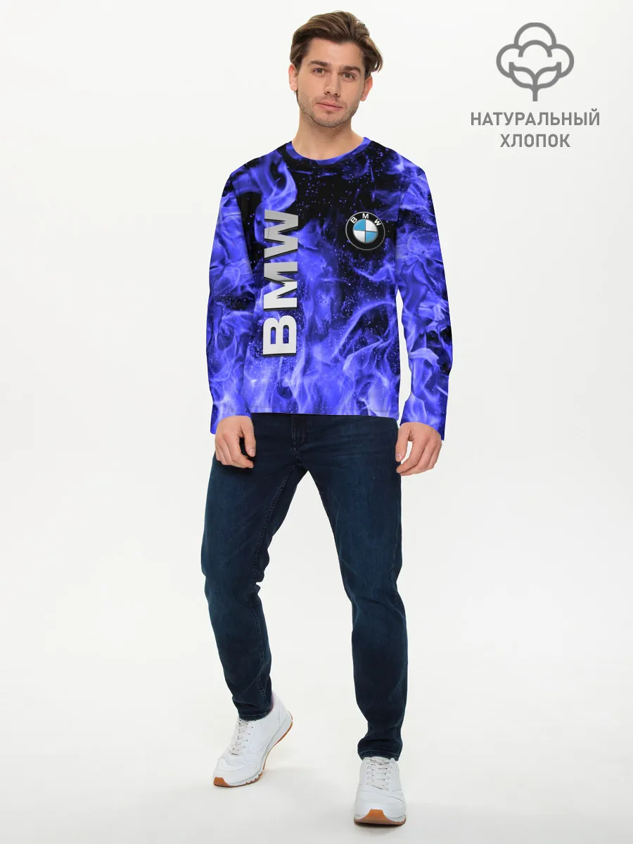 Мужской лонгслив базовый / BMW