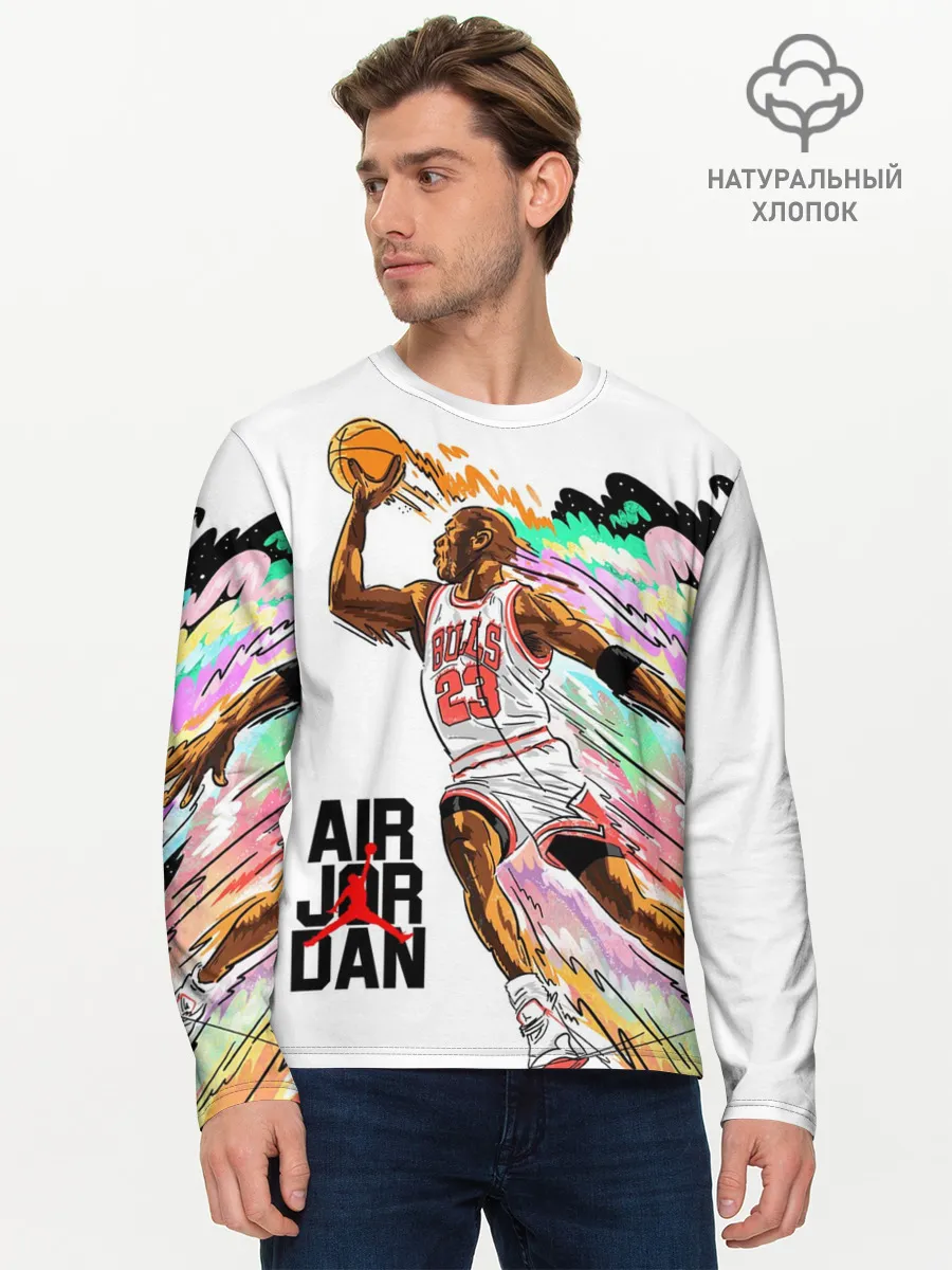 Мужской лонгслив базовый / МАЙКЛ ДЖОРДАН