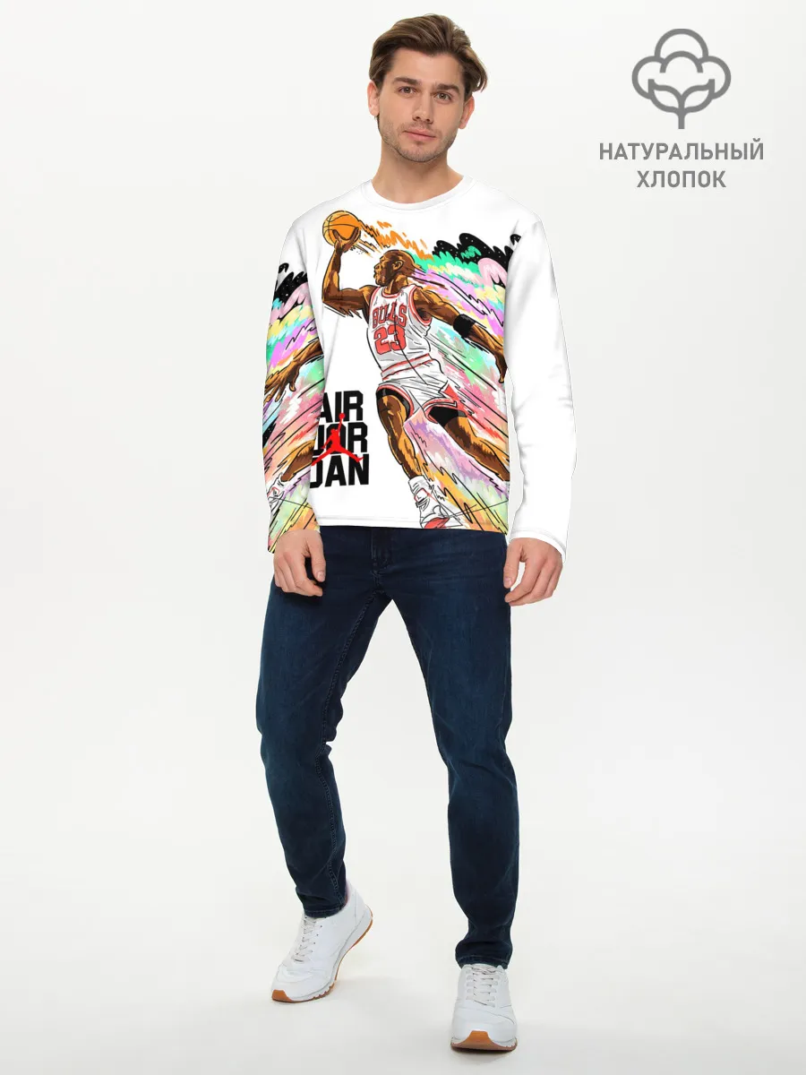 Мужской лонгслив базовый / МАЙКЛ ДЖОРДАН