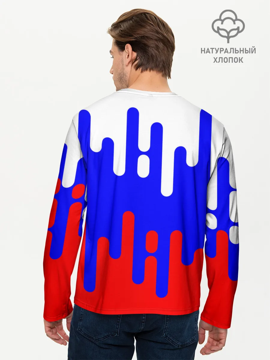 Мужской лонгслив базовый / Россия.
