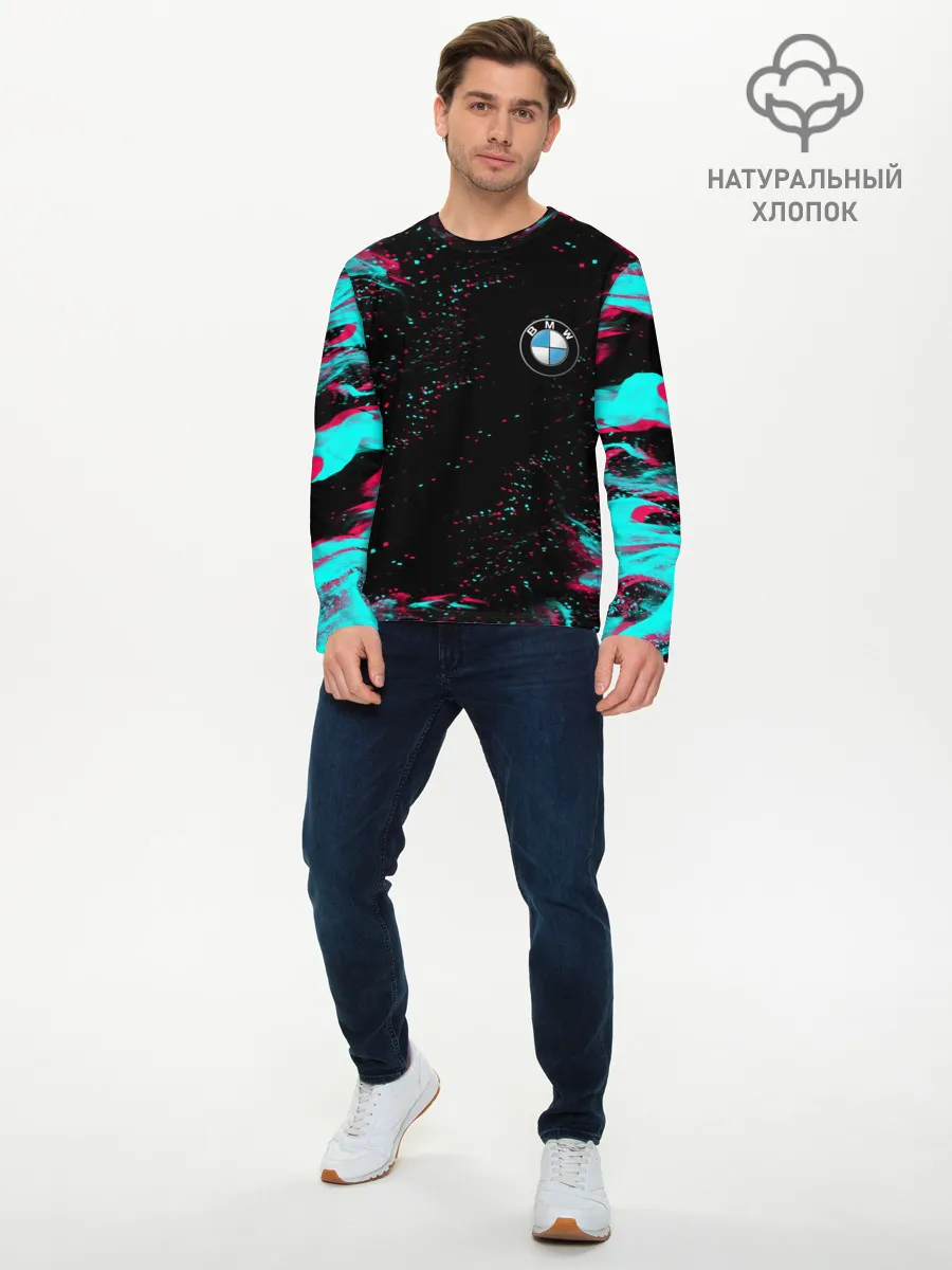 Мужской лонгслив базовый / BMW