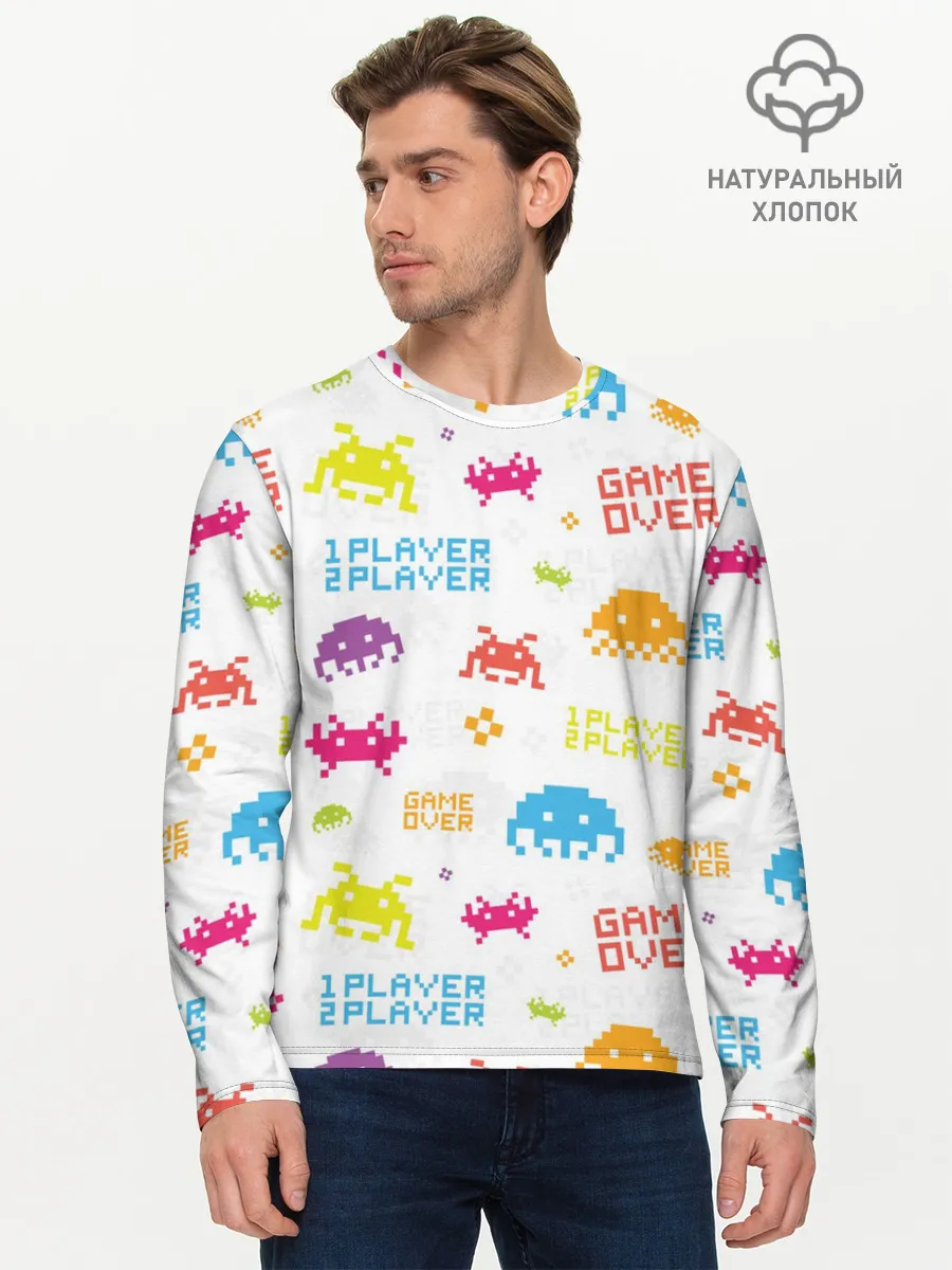 Мужской лонгслив базовый / Players