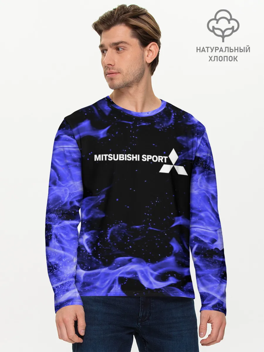 Мужской лонгслив базовый / MITSUBISHI