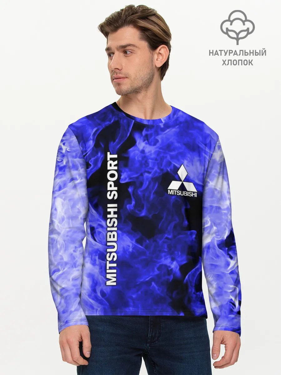Мужской лонгслив базовый / MITSUBISHI