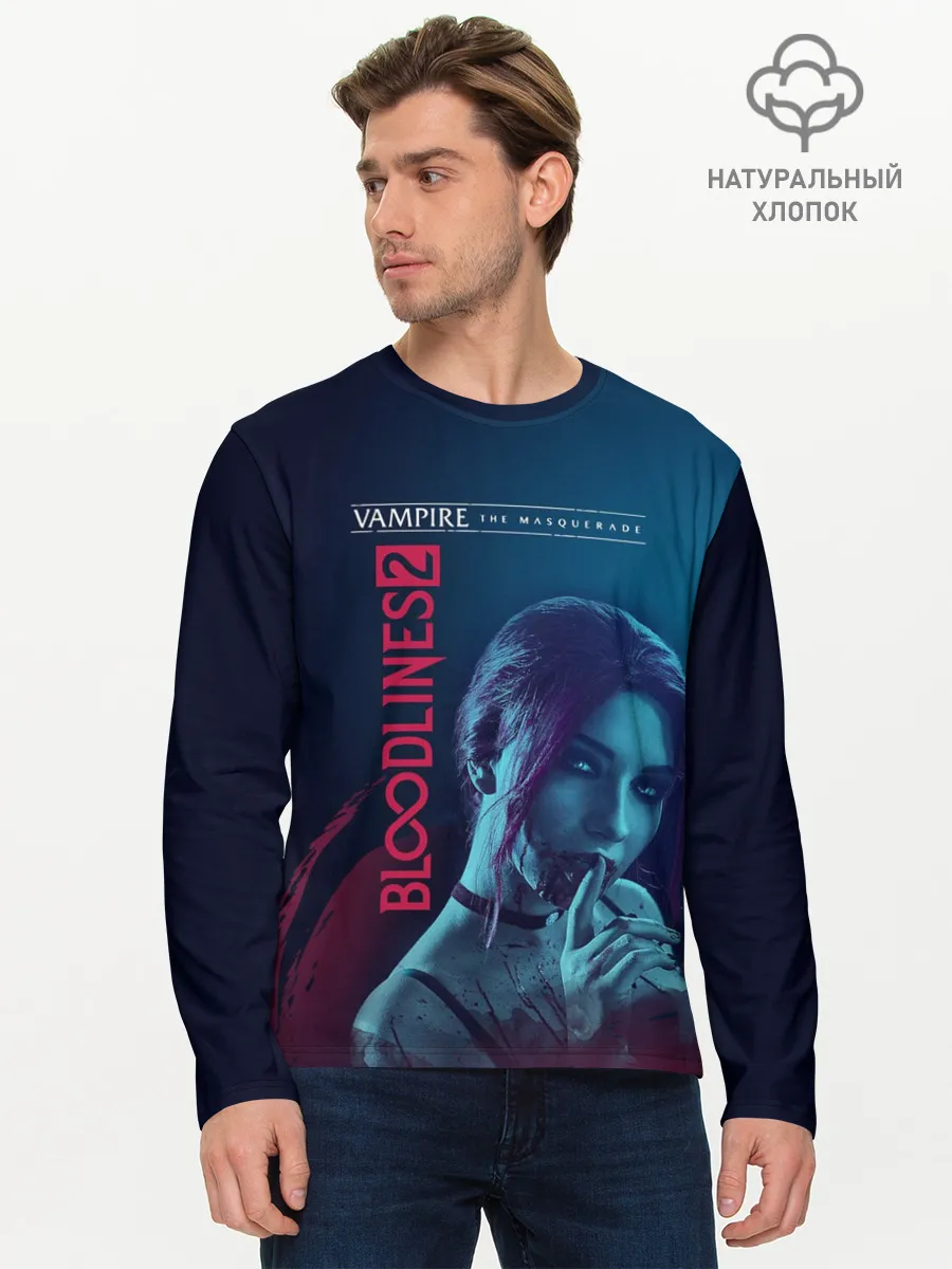 Мужской лонгслив базовый / Bloodlines 2