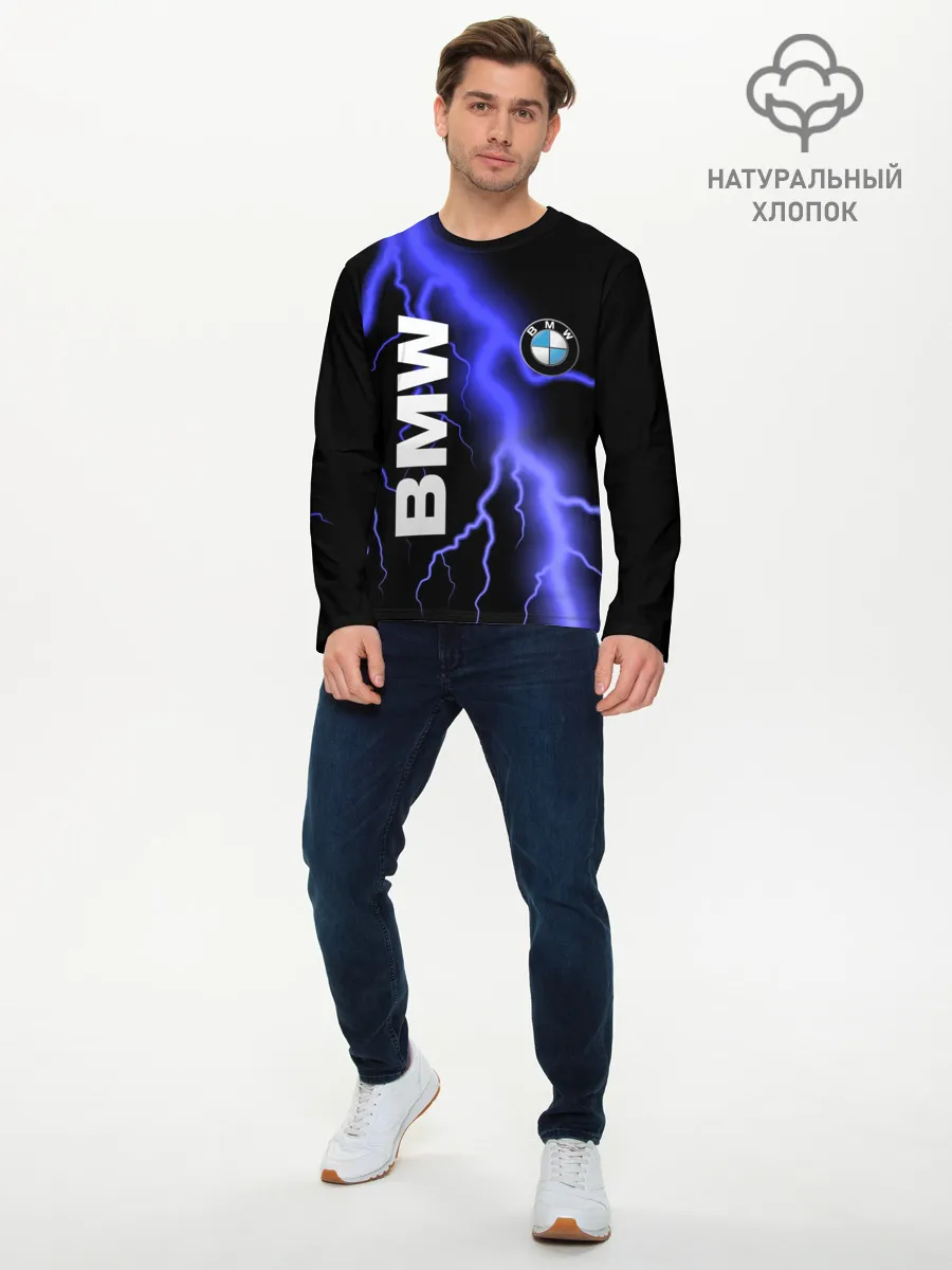 Мужской лонгслив базовый / BMW