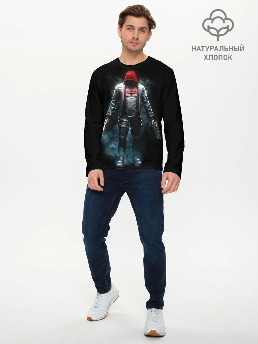 Мужской лонгслив базовый / Red Hood