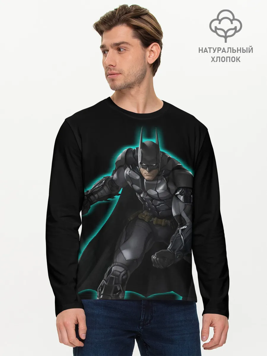 Мужской лонгслив базовый / Batman: Arkham Knight