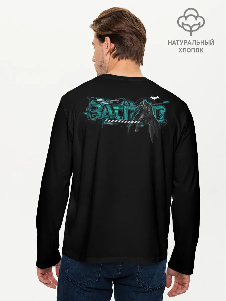 Мужской лонгслив базовый / Batman: Arkham Knight