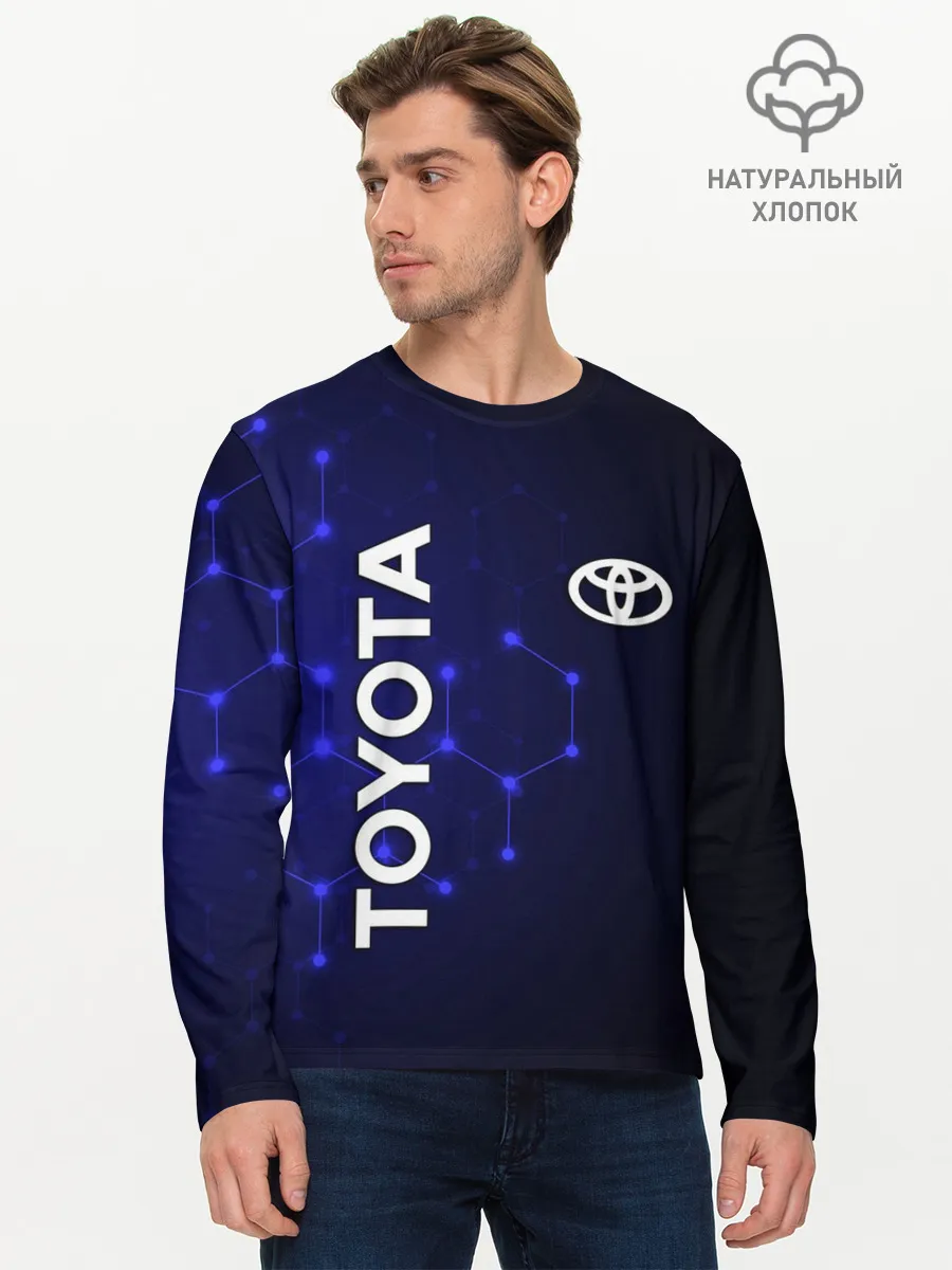 Мужской лонгслив базовый / TOYOTA